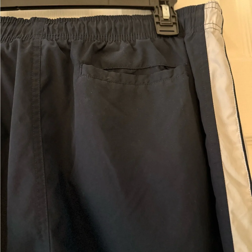 REEBOK Vintage Dark Blue Pants with White Stripes